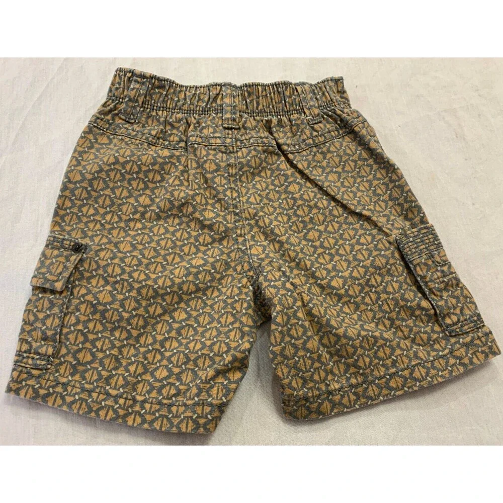 GENUINE KIDS OSHKOSH BOYS COTTON CARGO SHORTS SIZE 18 MONTHS
